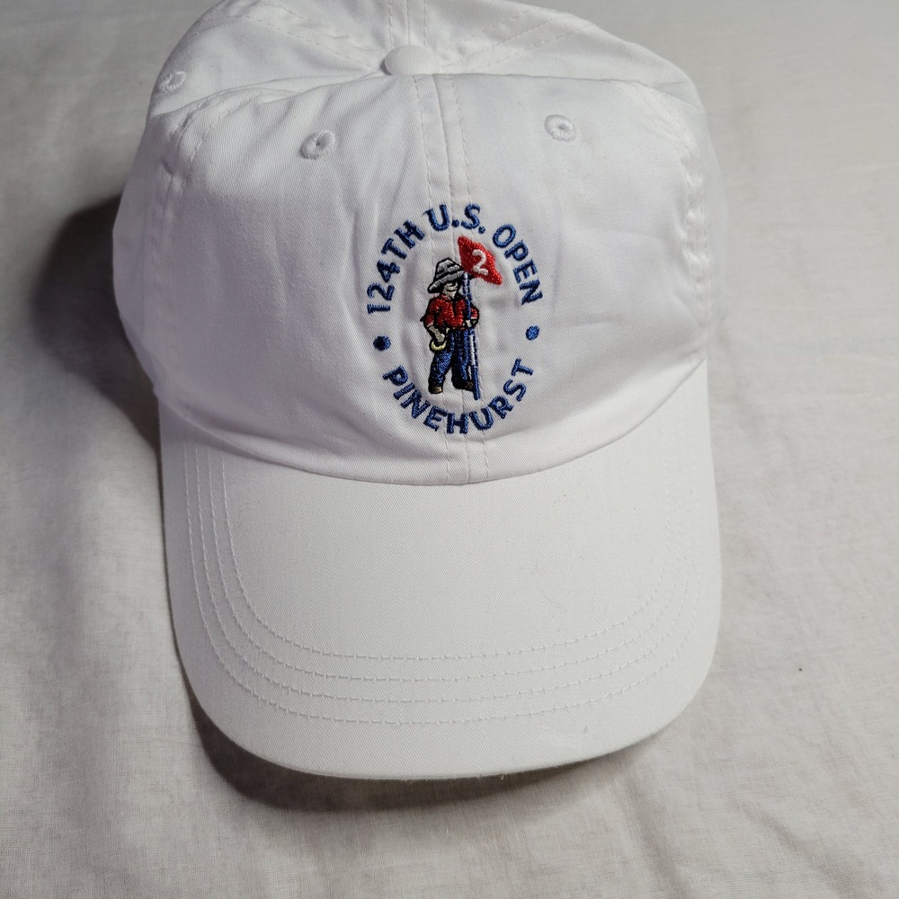 Ahead 124th US Open Pinehurst White Hat USGA Member Putter Boy Adjustable Cap